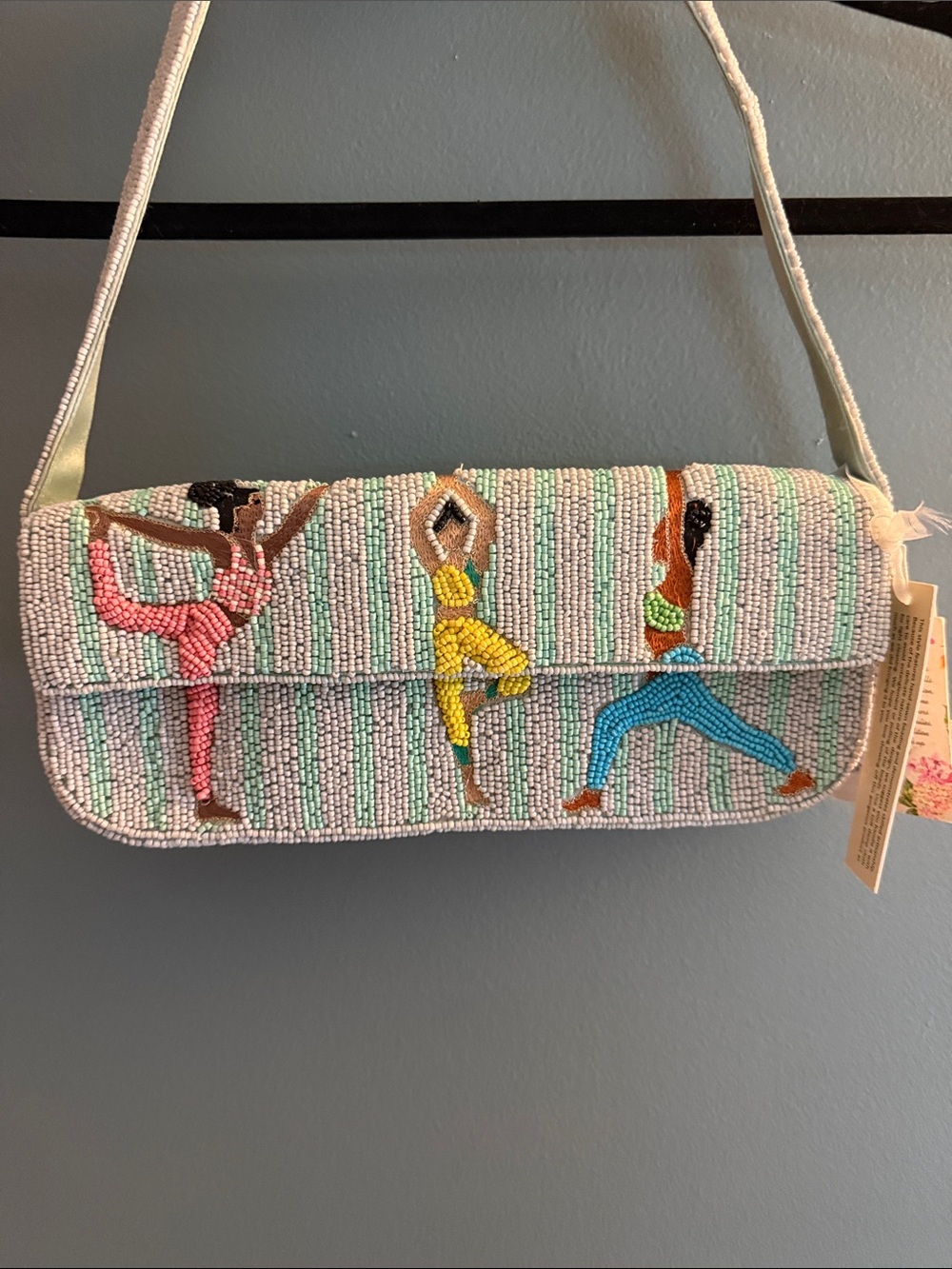Beaded namaste yoga flap closure viral purse TJ Maxx Marshall’s
New - Picture 2 of 11